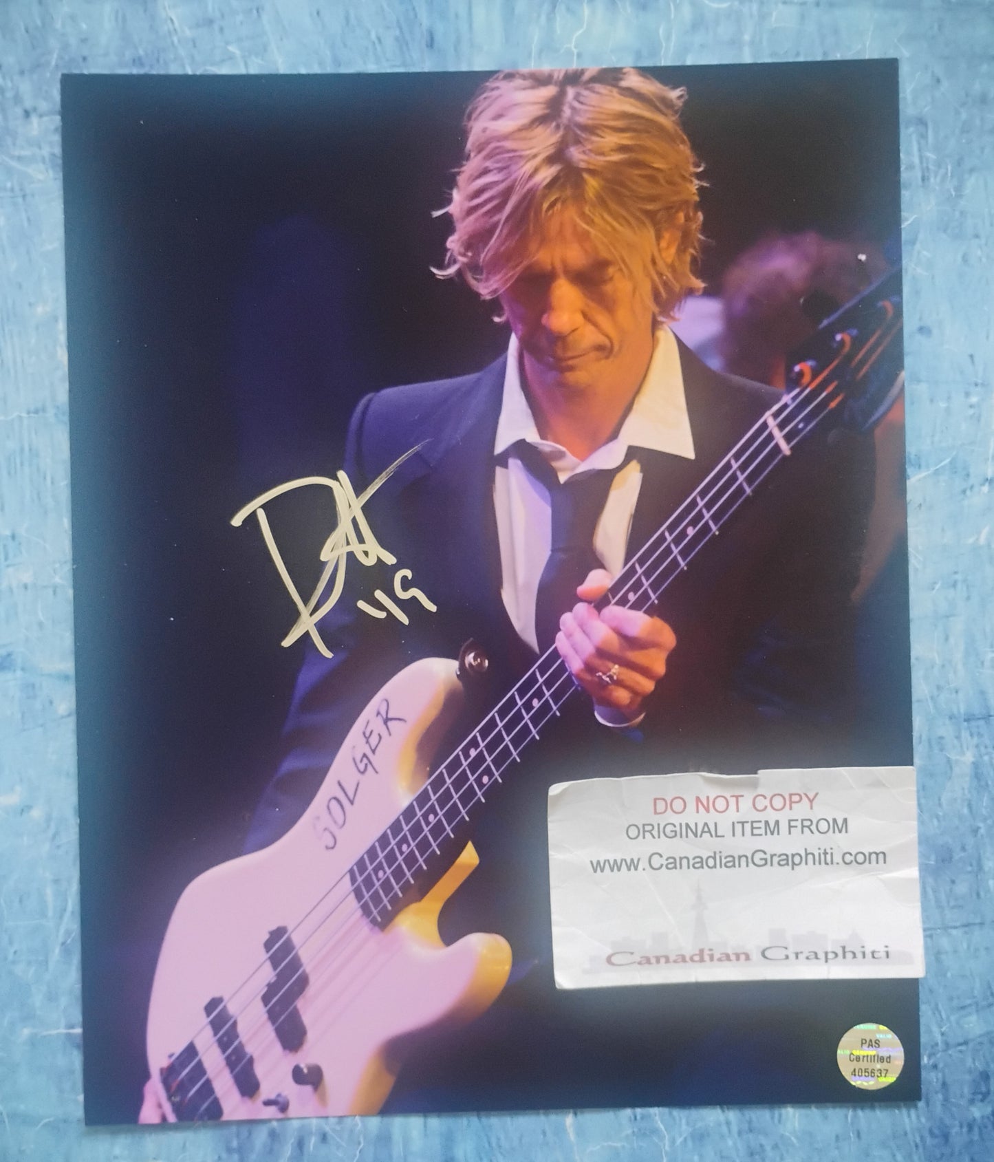 Duff McKagan Guns N Roses Hand Signed Autograph 8x10 Photo COA Guns N Roses