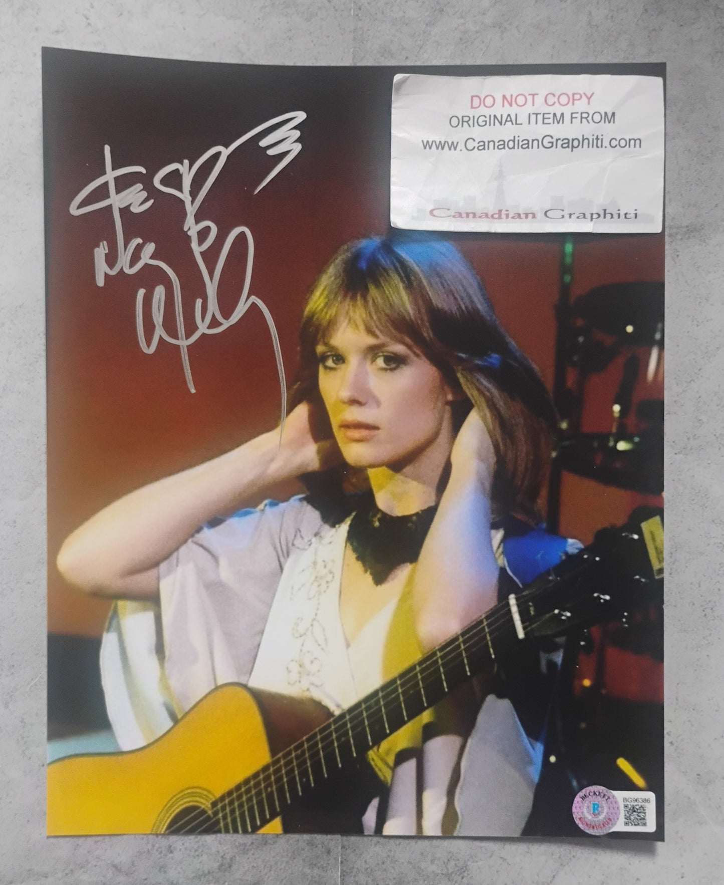 Nancy Wilson Hand Signed Autograph 8x10 Photo BAS COA Heart