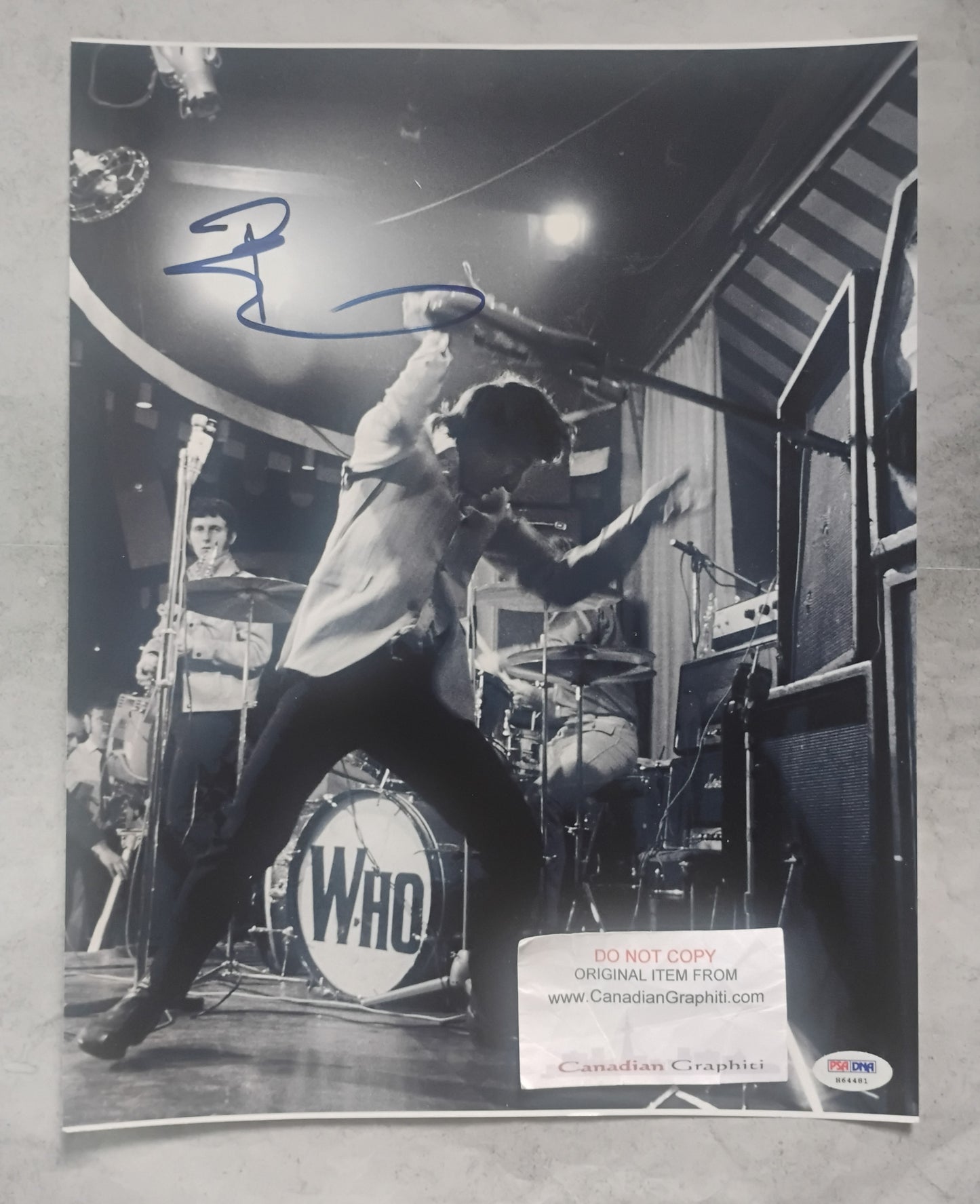 Pete Townshend Hand Signed Autograph 11x14 Photo PSA COA The Who