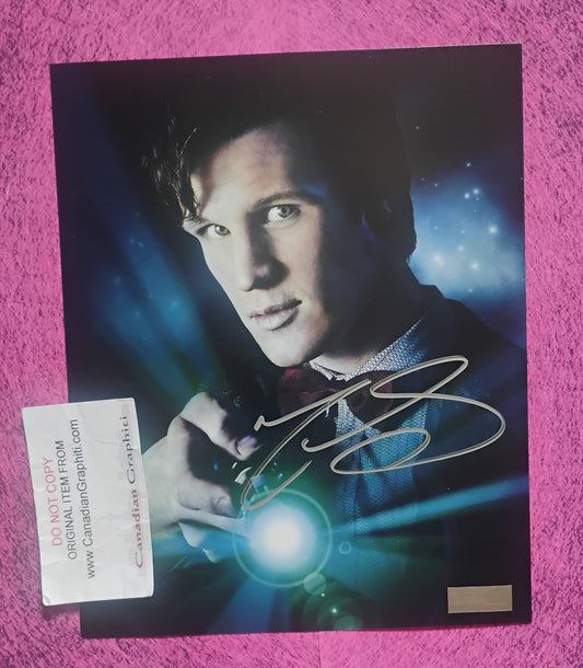Matt Smith Hand Signed Autograph 8x10 Photo COA Doctor Who