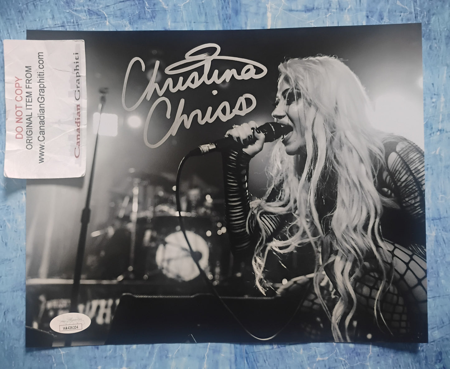 Christina Chriss Hand Signed Autograph 8x10 Photo JSA COA Kaleido