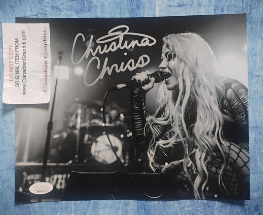 Christina Chriss Hand Signed Autograph 8x10 Photo JSA COA Kaleido