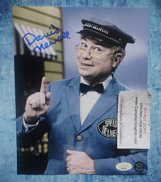 David Newell Hand Signed Autograph 8x10 Photo JSA COA Mister Rogers