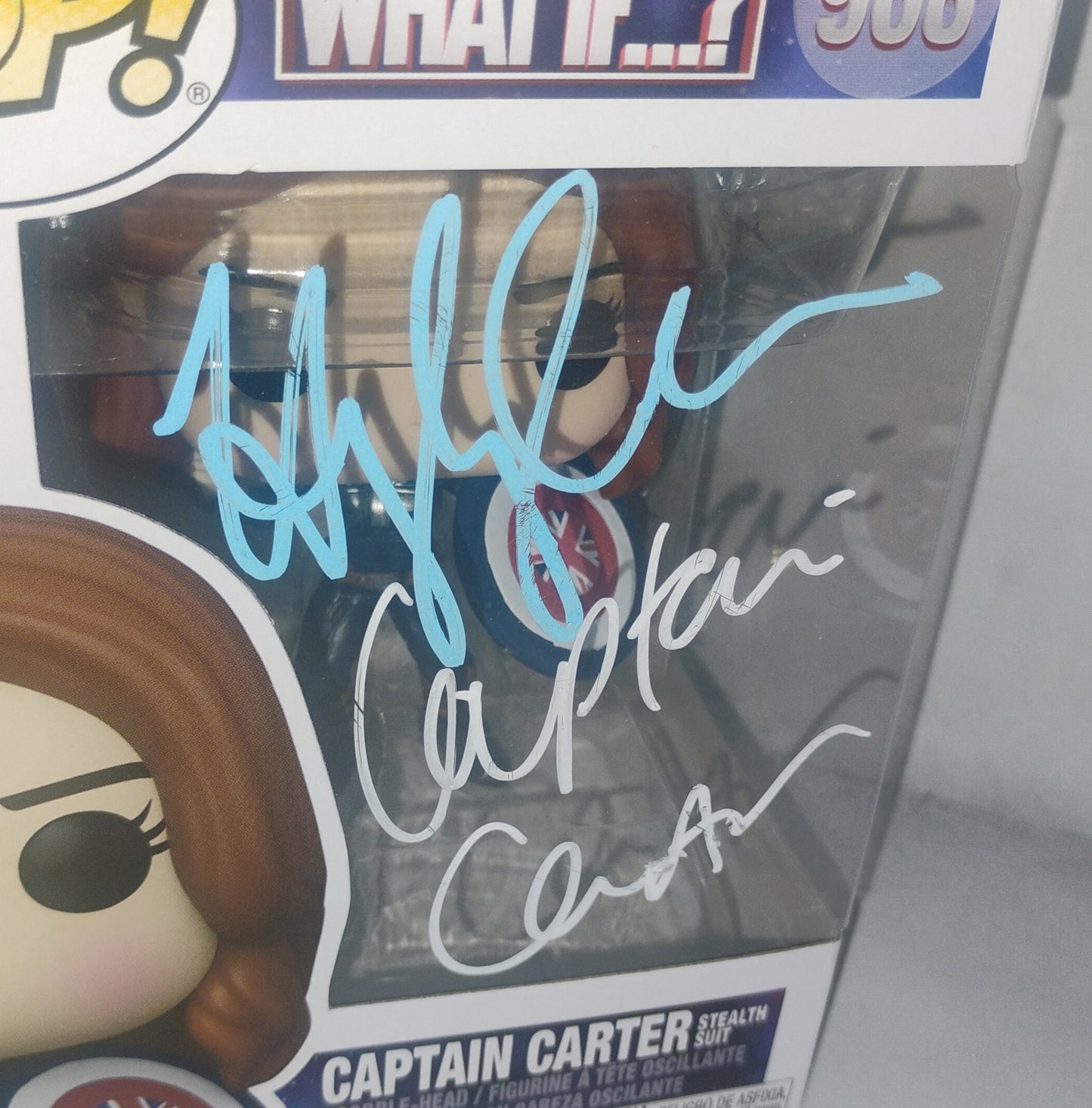Hayley Atwell Hand Signed Autograph Captain Carter Funko Pop COA