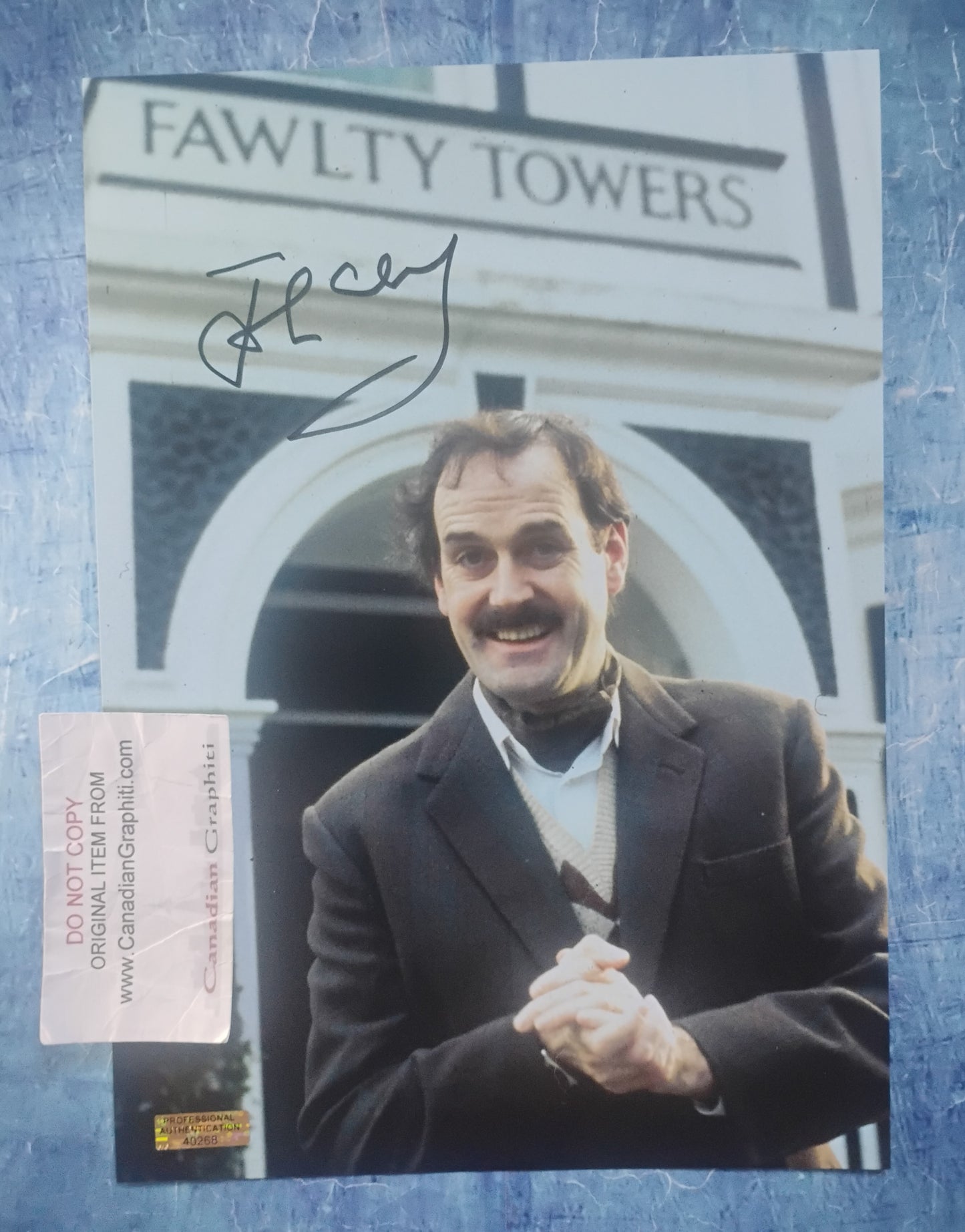 John Cleese Hand Signed Autograph Photo COA Fawlty Towers