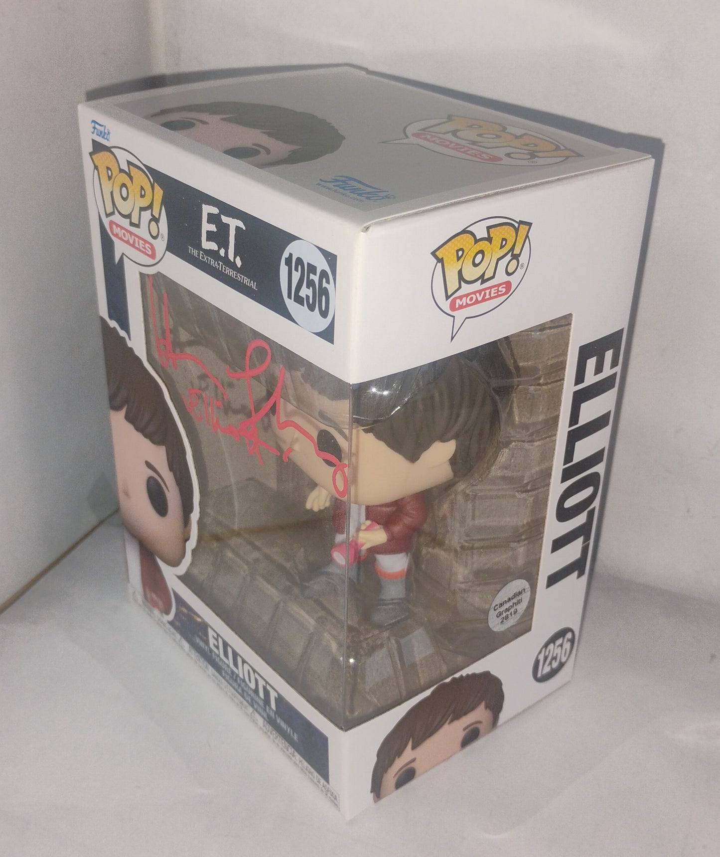 Henry Thomas Hand Signed Autograph E.T. Elliott Funko Pop COA