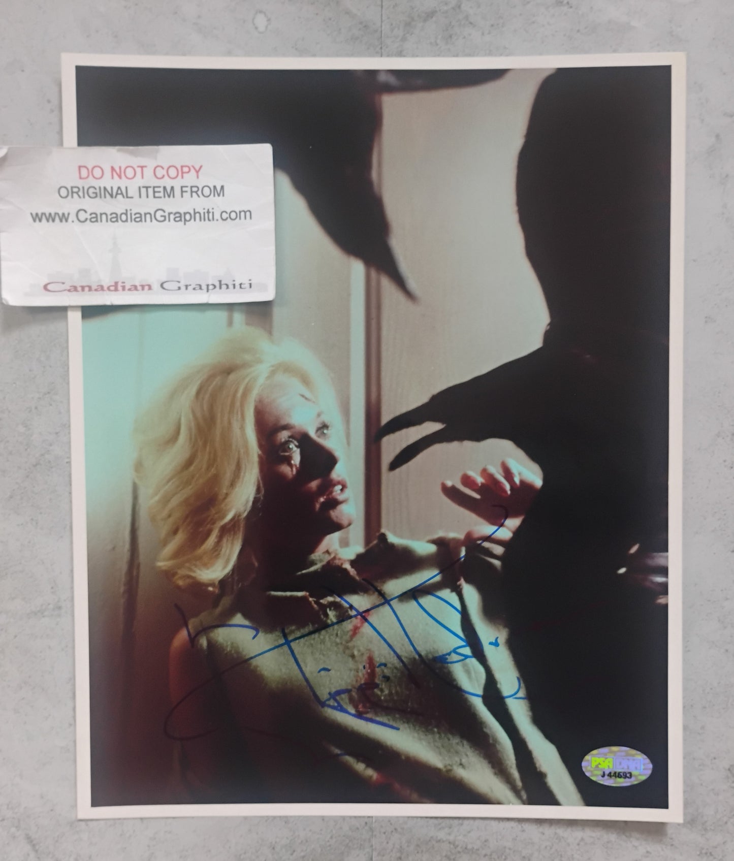 Tippi Hedren Hand Signed Autograph 8x10 Photo PSA COA The Birds