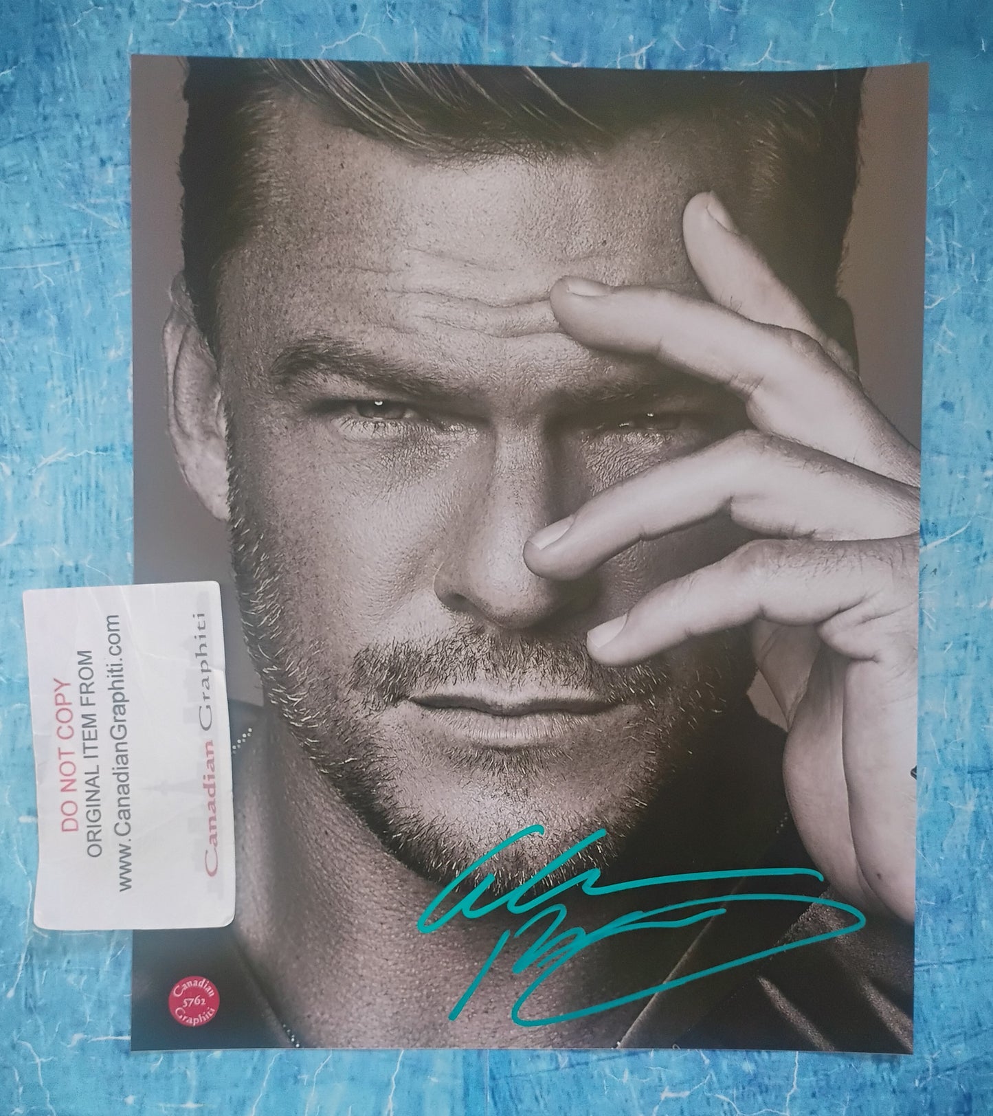 Alan Ritchson Hand Signed Autograph 8x10 Photo COA