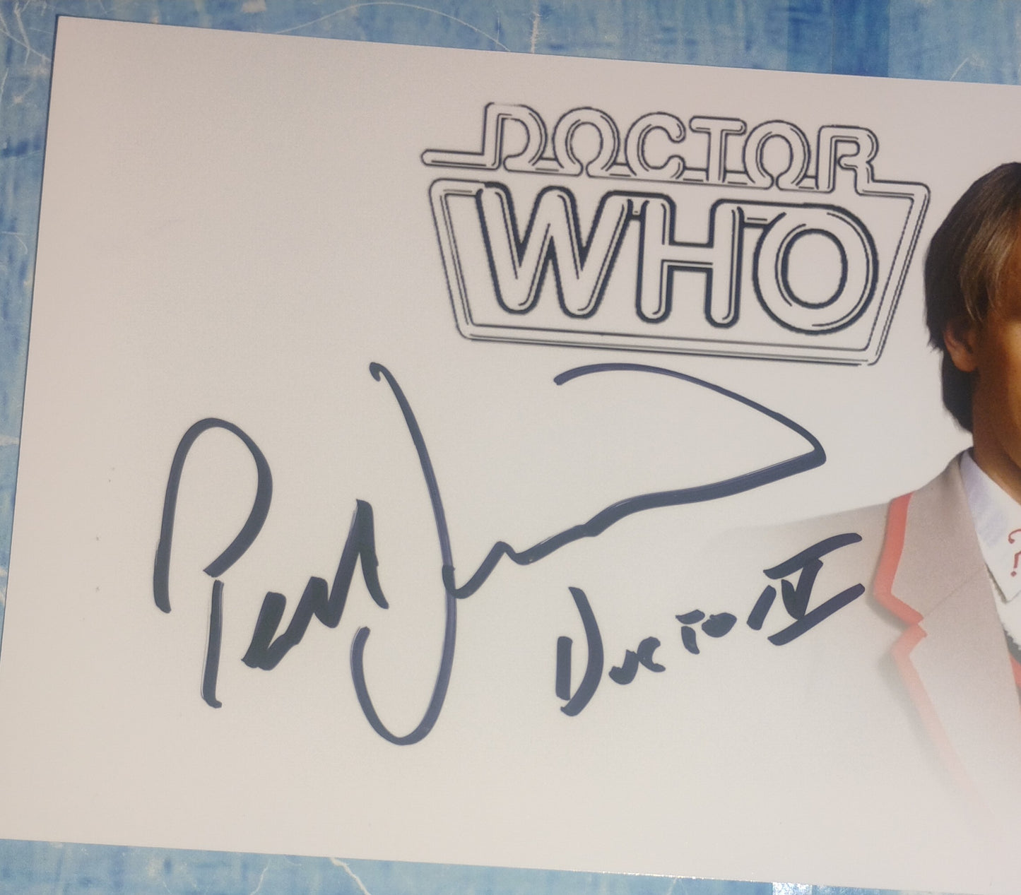 Peter Davison Hand Signed Autograph Photo COA Doctor Who