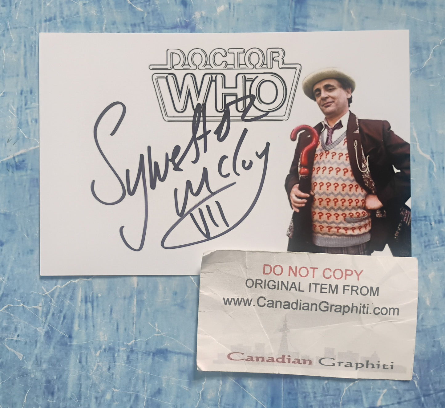 Sylvester McCoy Hand Signed Autograph Photo COA Doctor Who