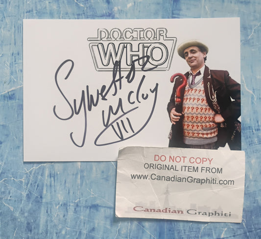 Sylvester McCoy Hand Signed Autograph Photo COA Doctor Who