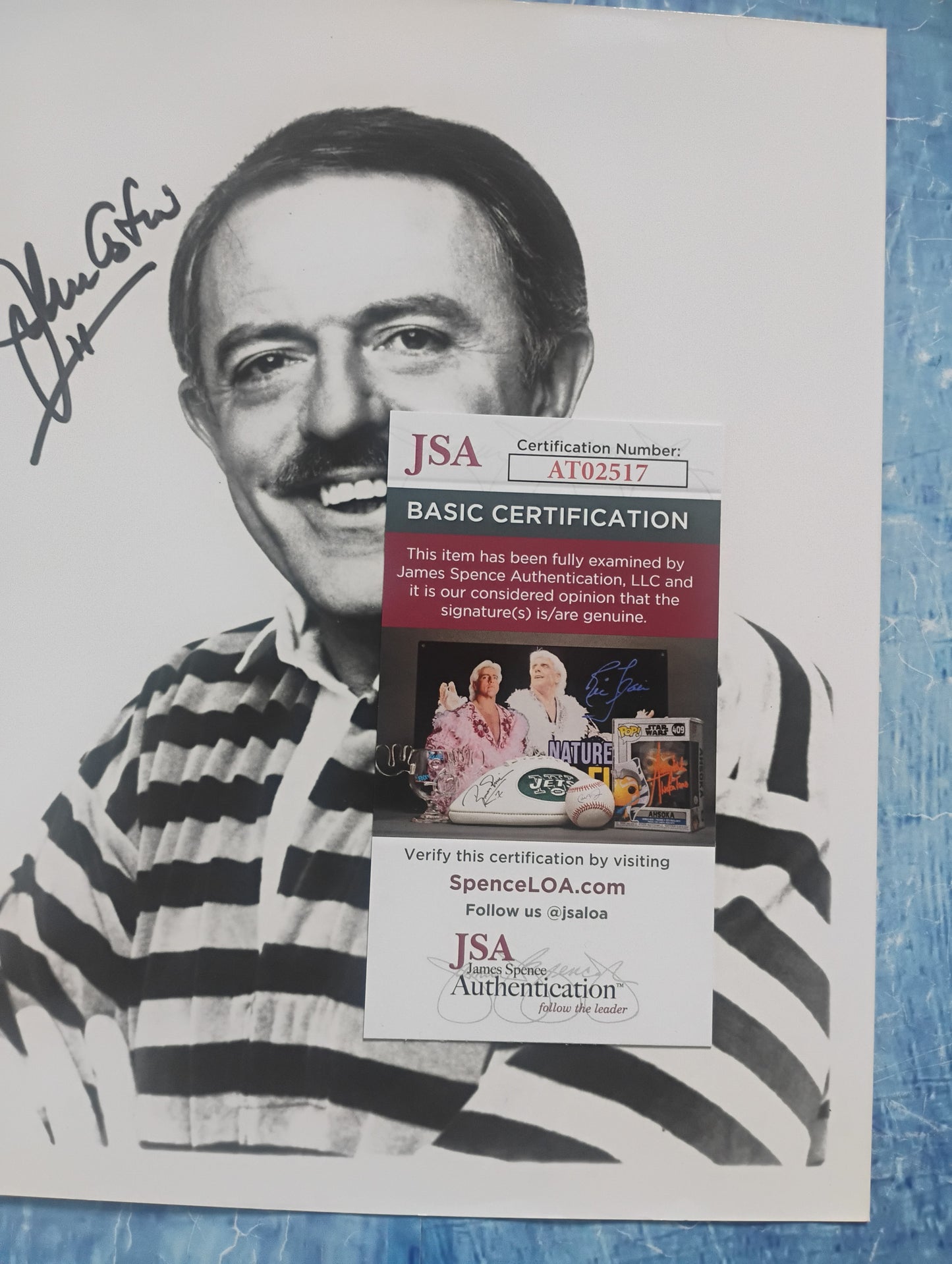 John Astin Hand Signed Autograph 8x10 Photo JSA COA