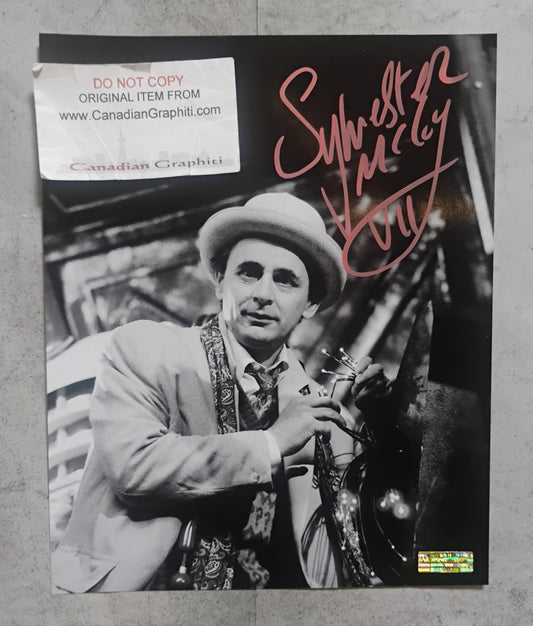 Sylvester McCoy Hand Signed Autograph 8x10 Photo COA Doctor Who