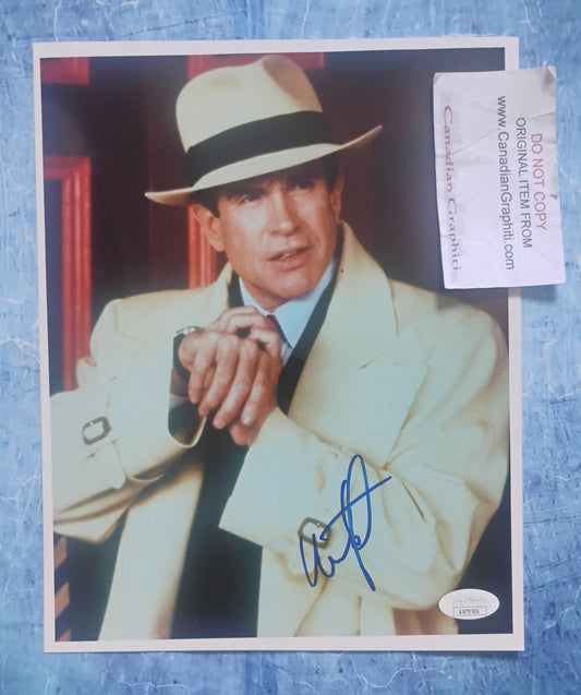 Warren Beatty Hand Signed Autograph 8x10 Photo JSA COA Dick Tracy