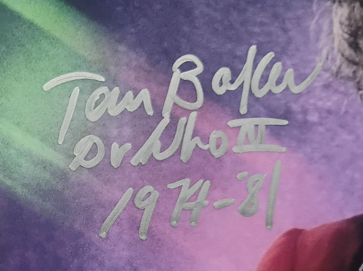 Tom Baker Hand Signed Autograph 8x10 Photo COA Doctor Who