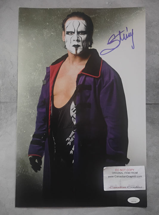 Sting Hand Signed Autograph 11x17 Photo JSA COA