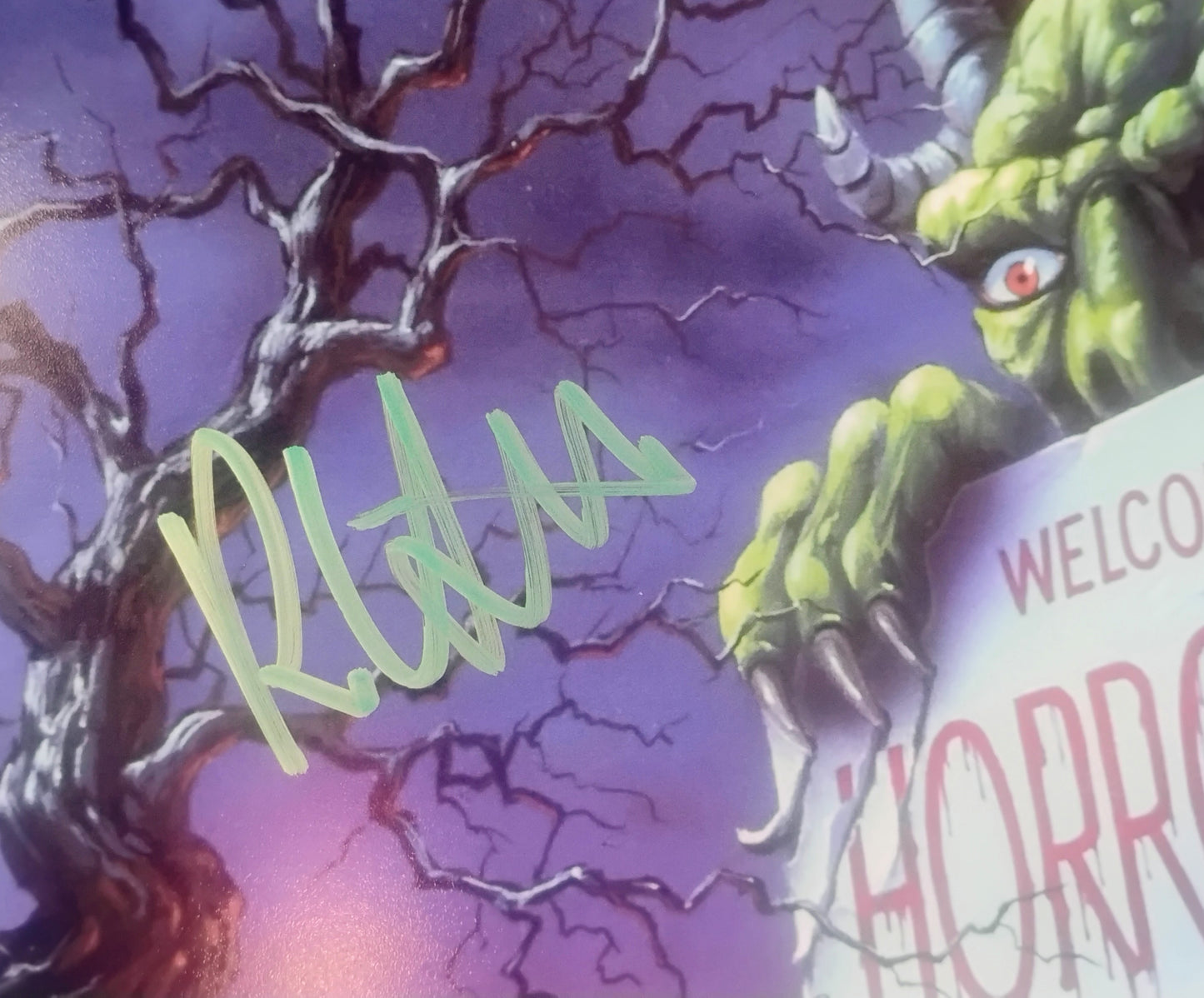 R.L. Stine Hand Signed Autograph 8x10 Photo COA Goosebumps