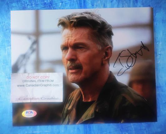 Tom Skerritt Hand Signed Autograph 8x10 Photo PSA COA Top Gun