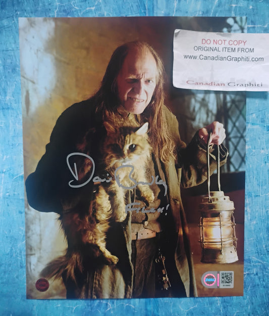 David Bradley Hand Signed Autograph 8x10 Photo SWAU COA Harry Potter