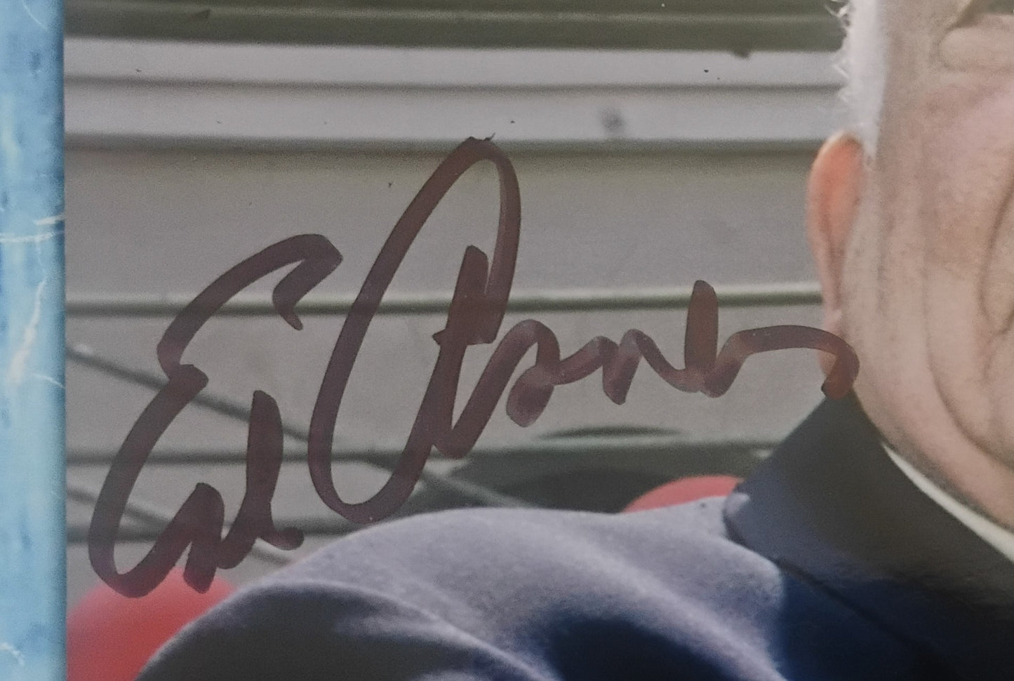 Ed Asner Hand Signed Autograph 8x10 Photo COA Up