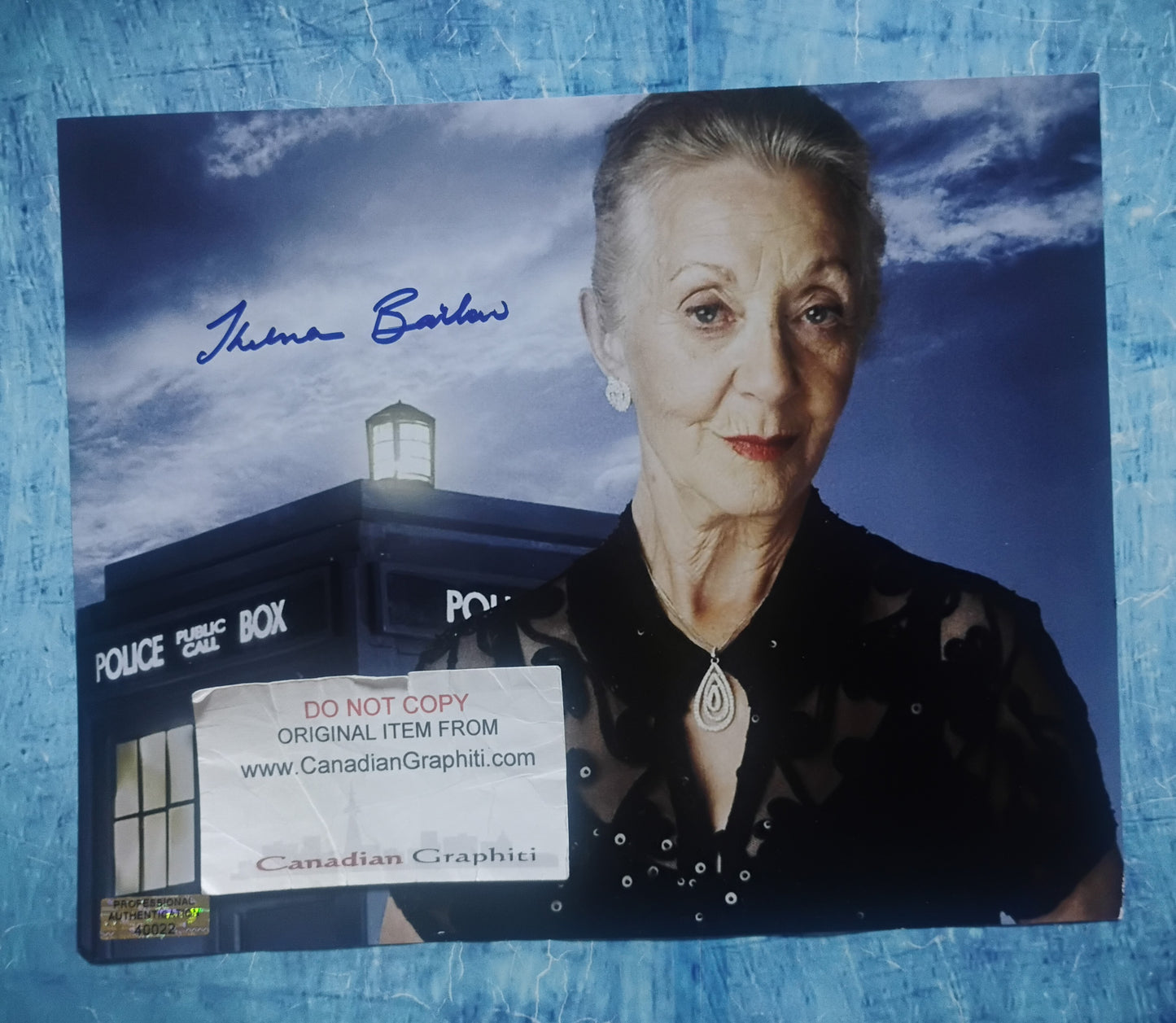 Thelma Barlow Hand Signed Autograph 8x10 Photo COA Doctor Who