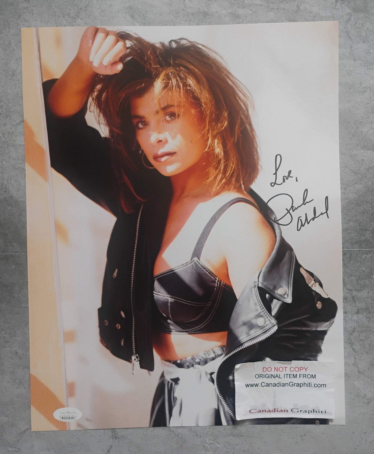 Paula Abdul Hand Signed Autograph 11x14 Photo JSA COA