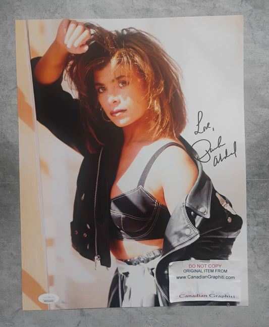 Paula Abdul Hand Signed Autograph 11x14 Photo JSA COA