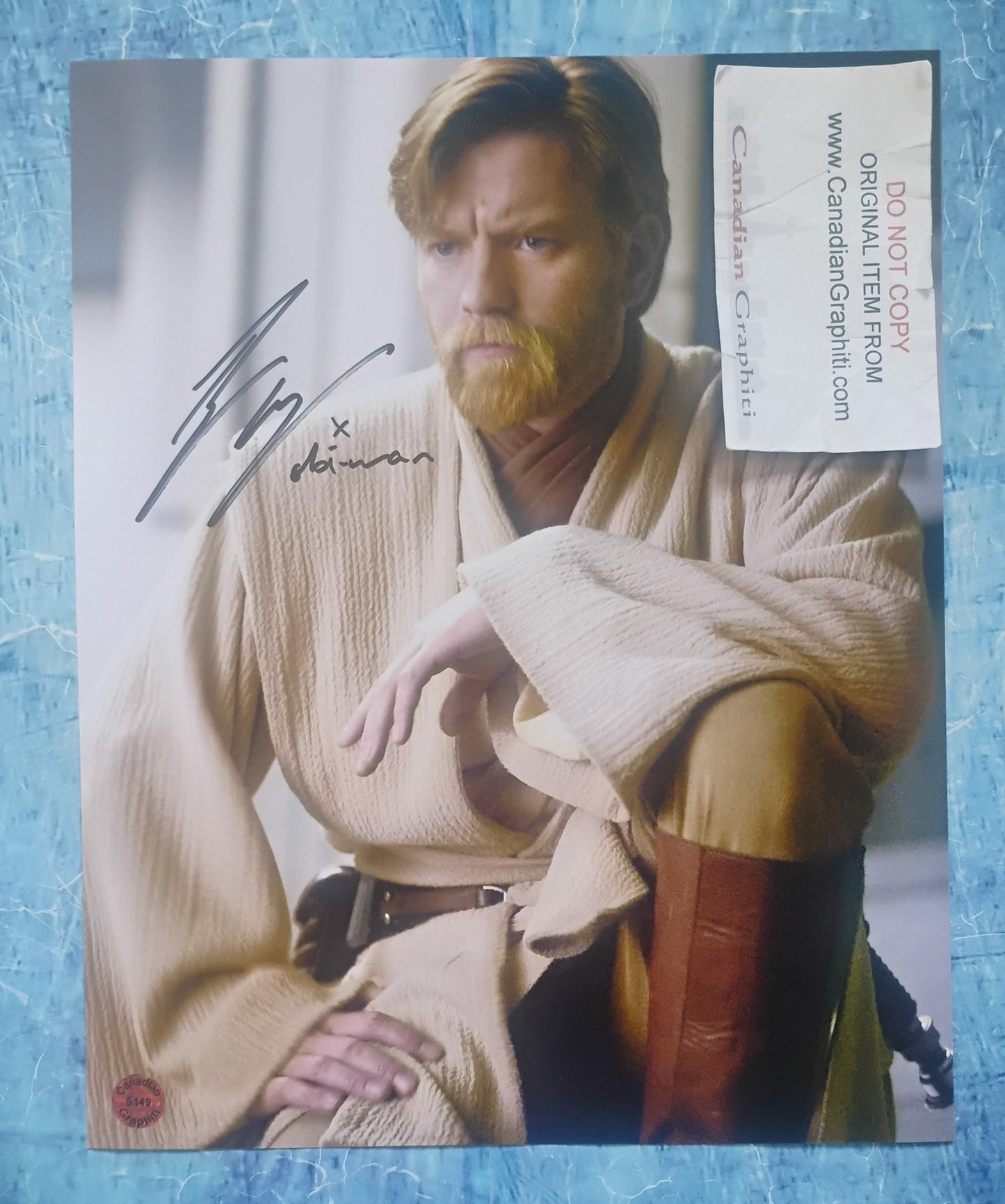 Ewan McGregor Hand Signed Autograph 8x10 Photo COA Star Wars