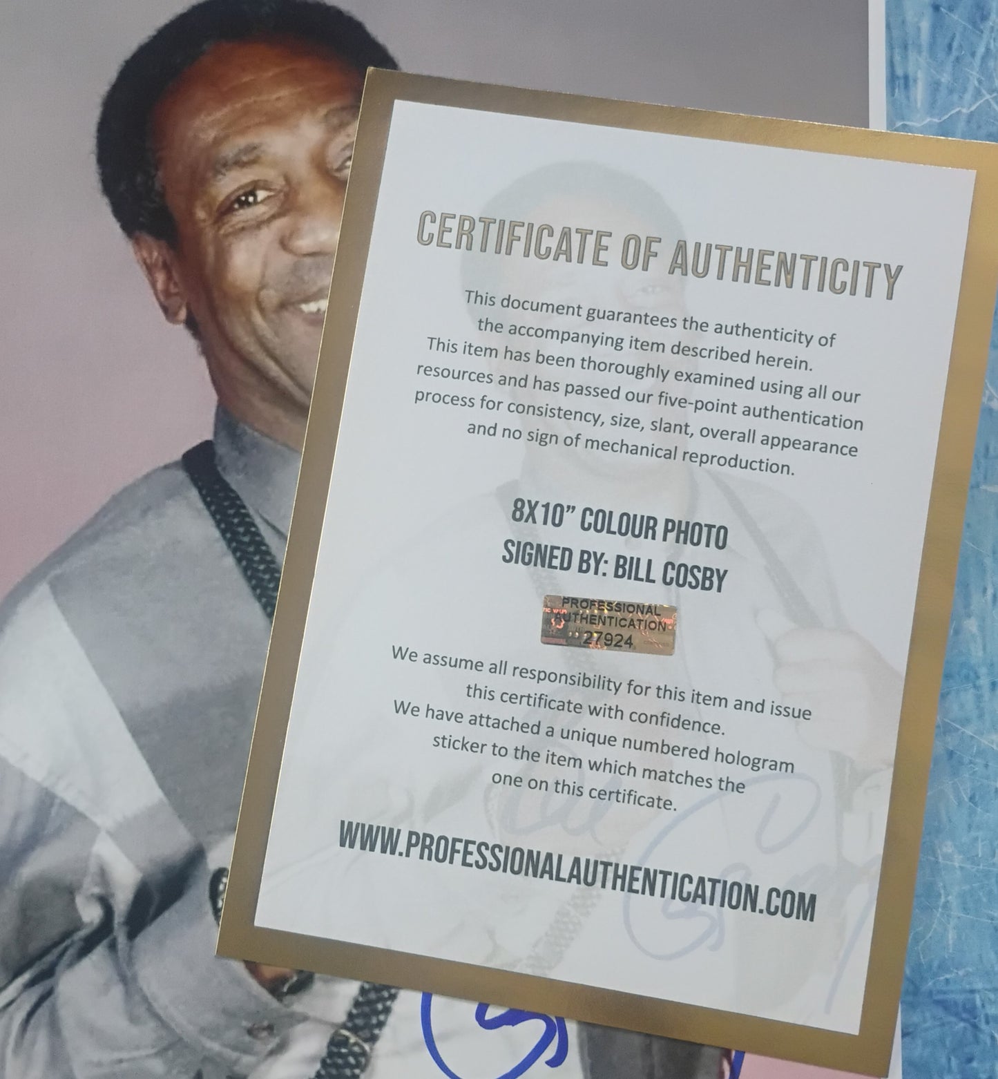 Bill Cosby Hand Signed Autograph 8x10 Photo COA