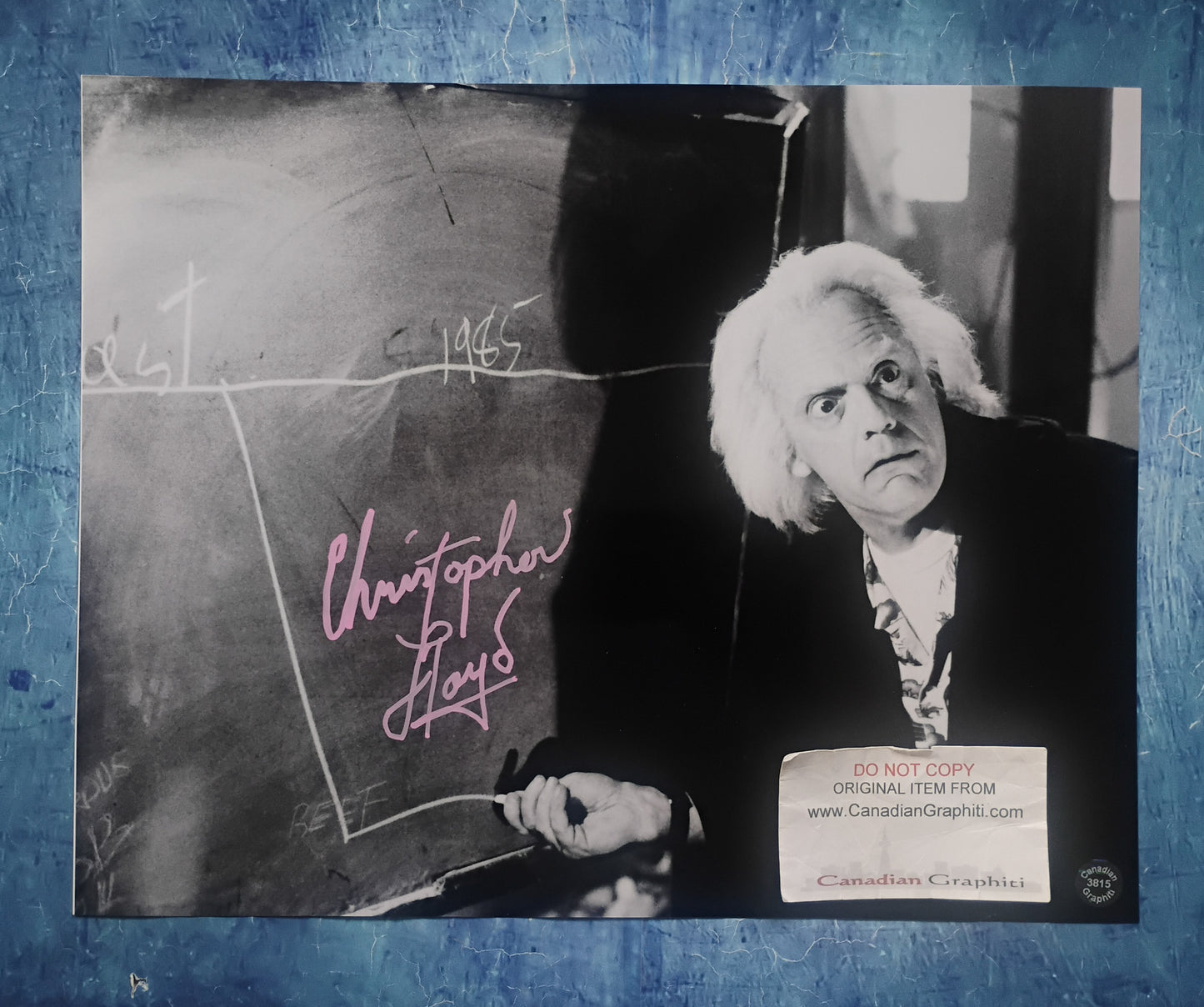 Christopher Lloyd Hand Signed Autograph 11x14 Photo COA Back To The Future