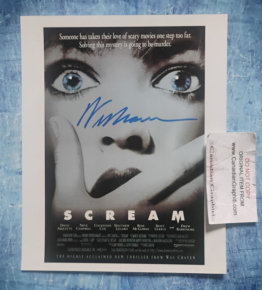 Wes Craven Hand Signed Autograph 8x10 Photo JSA COA Scream