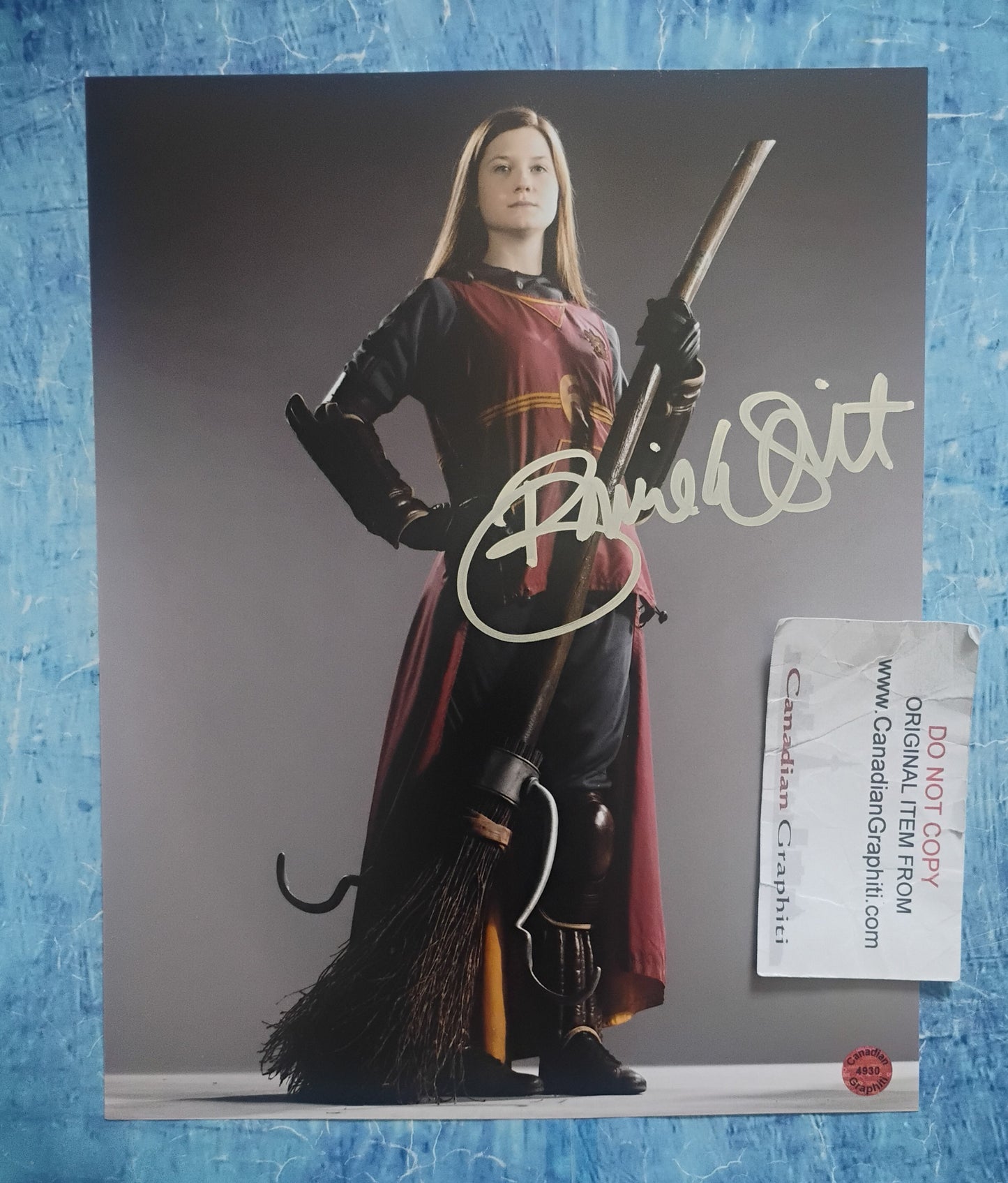 Bonnie Wright Hand Signed Autograph 8x10 Photo OPix COA Harry Potter