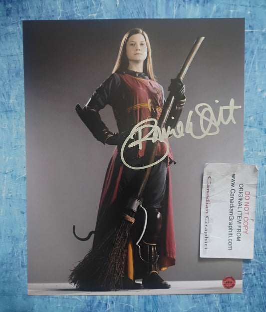 Bonnie Wright Hand Signed Autograph 8x10 Photo OPix COA Harry Potter