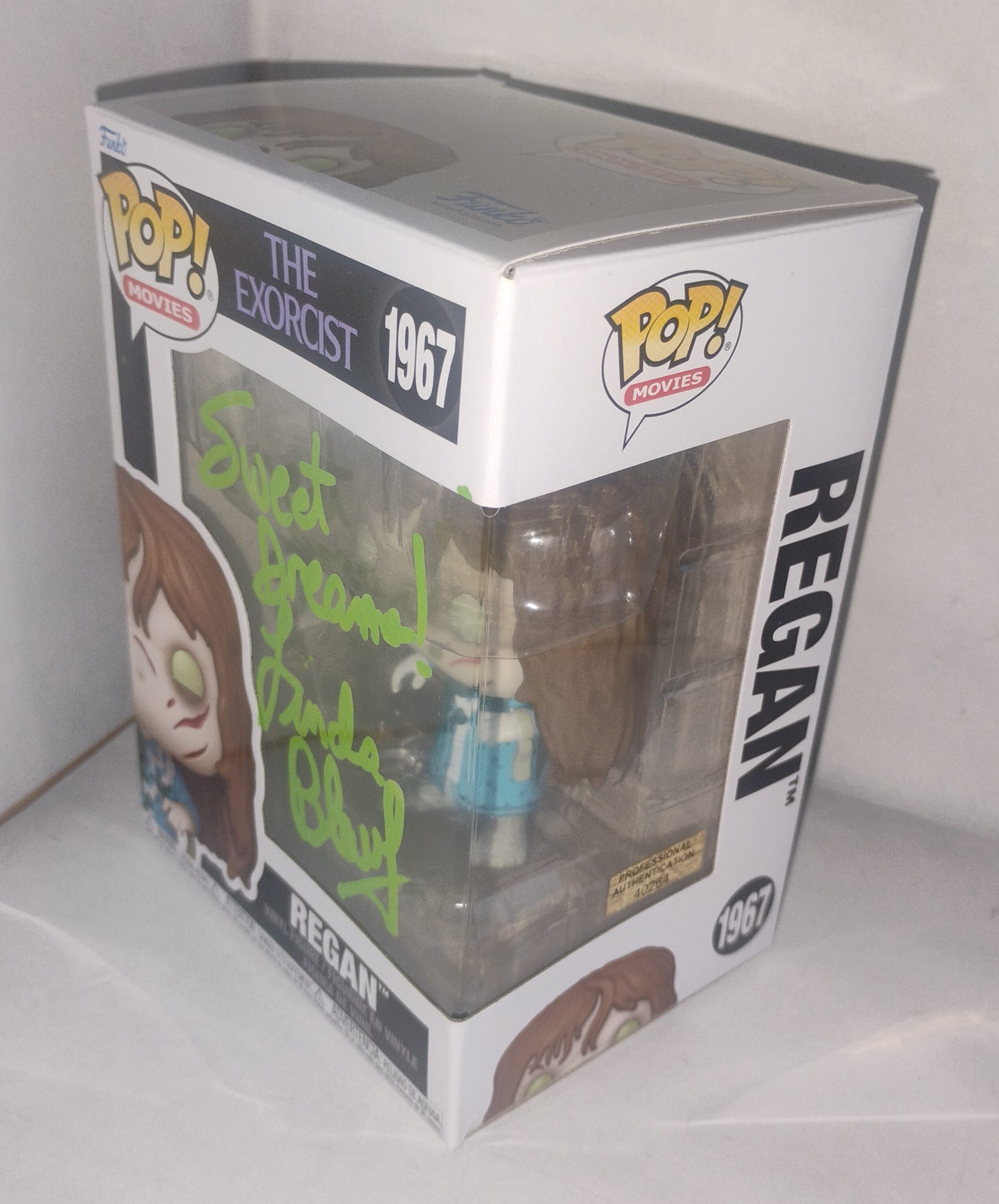 Linda Blair Hand Signed Autograph The Exorcist Funko Pop COA