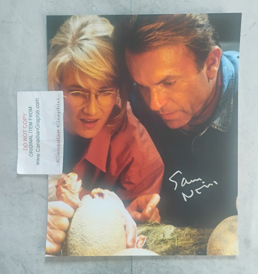 Sam Neill Hand Signed Autograph 8x10 Photo BAS COA Jurassic Park