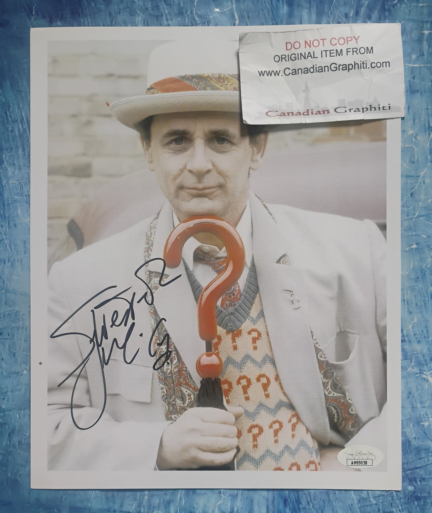 Sylvester McCoy Hand Signed Autograph 8x10 Photo JSA COA Doctor Who