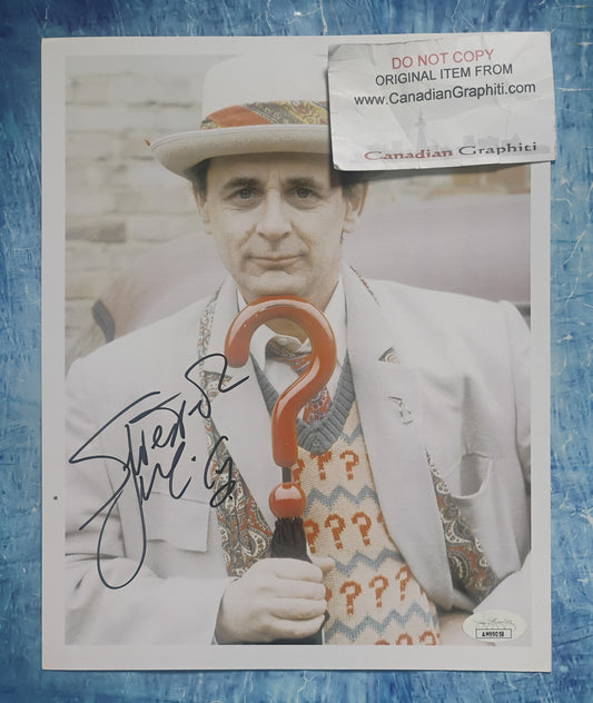 Sylvester McCoy Hand Signed Autograph 8x10 Photo JSA COA Doctor Who