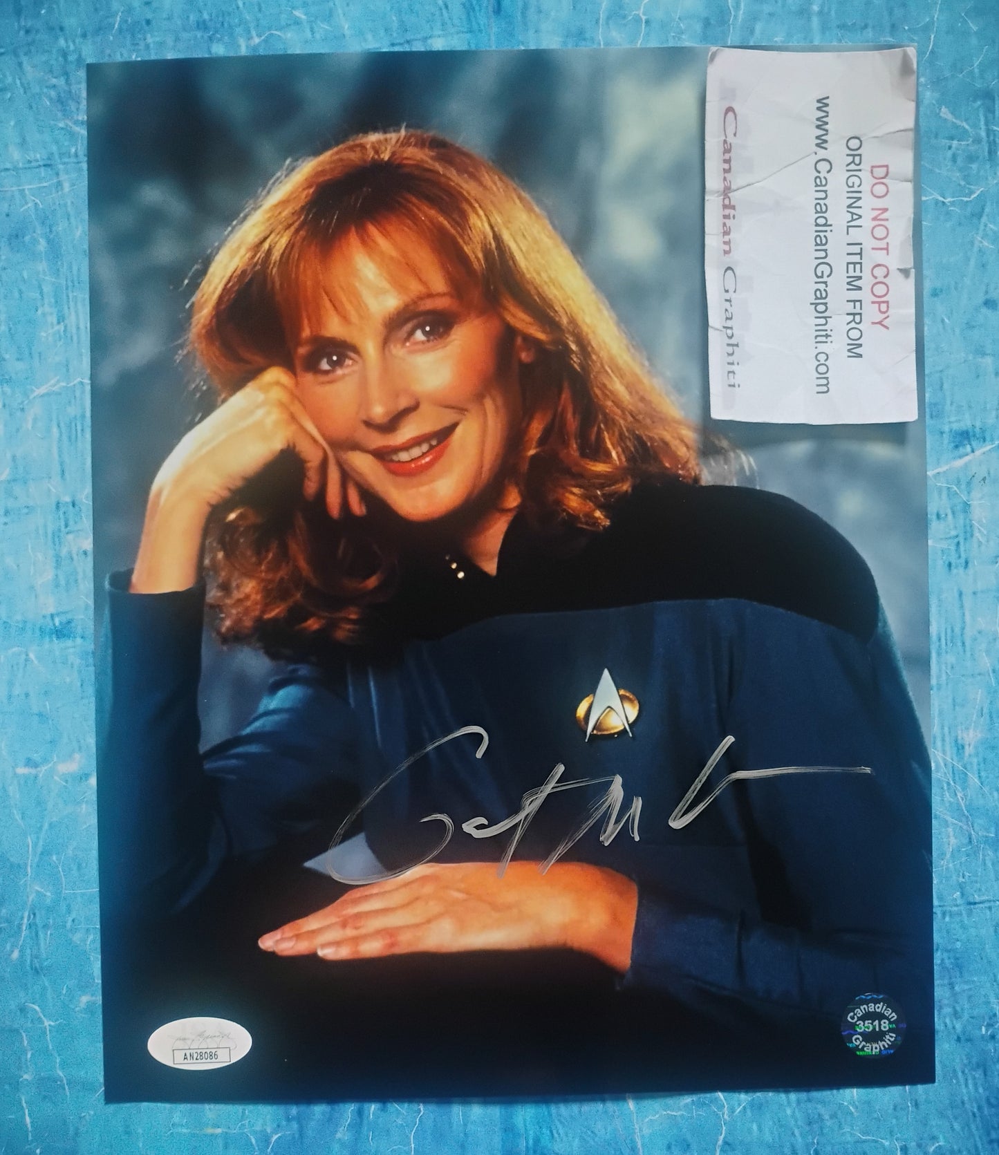 Gates McFadden Hand Signed Autograph 8x10 Photo JSA COA Star Trek