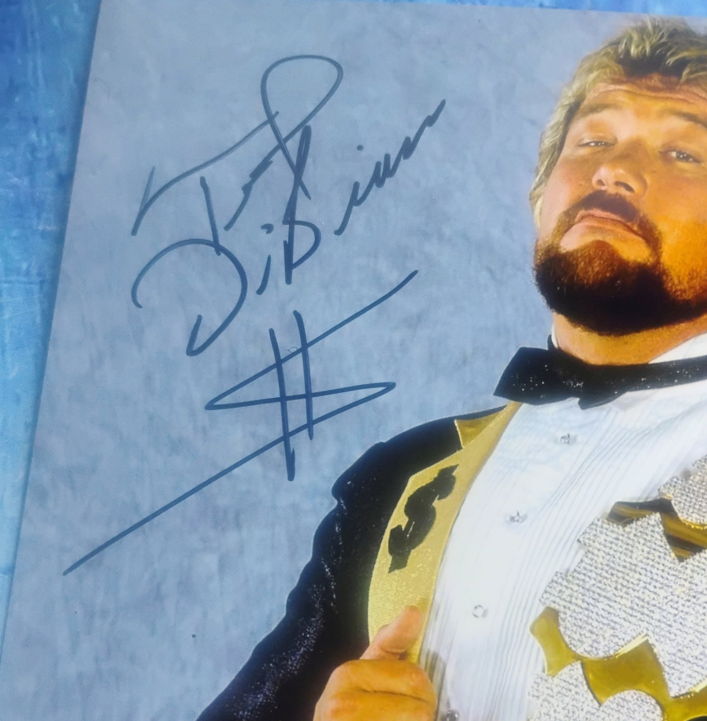 Ted DiBiase Hand Signed Autograph 8x10 Photo JSA COA