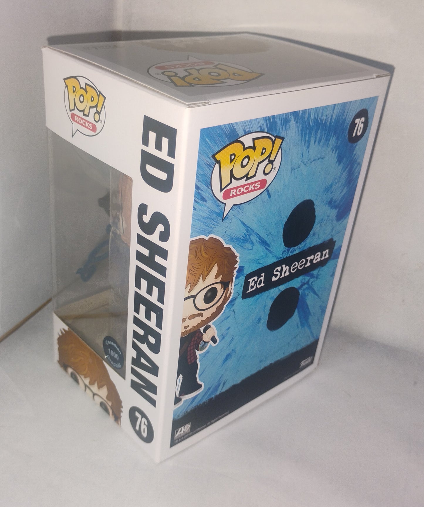 Ed Sheeran Hand Signed Autograph Funko Pop COA