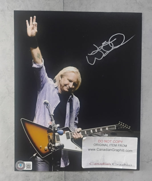 Joe Walsh Hand Signed Autograph 8x10 Photo BAS COA The Eagles