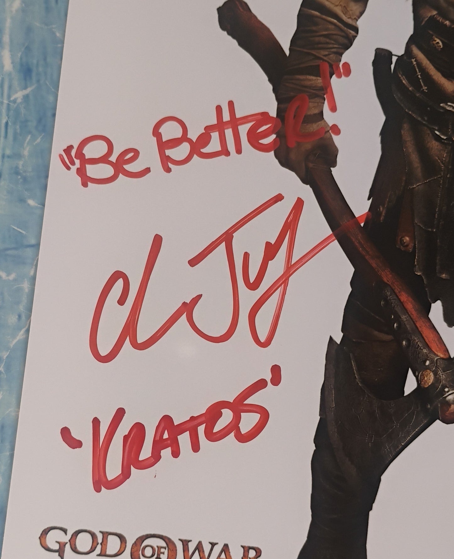 Christopher Judge Hand Signed Autograph 8x10 Photo OPix COA God Of War Kratos