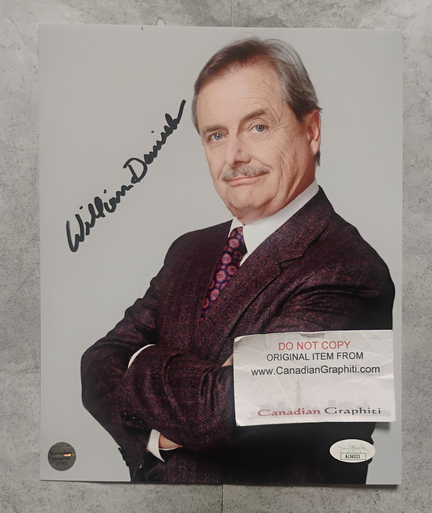 William Daniels Hand Signed Autograph 8x10 Photo JSA COA