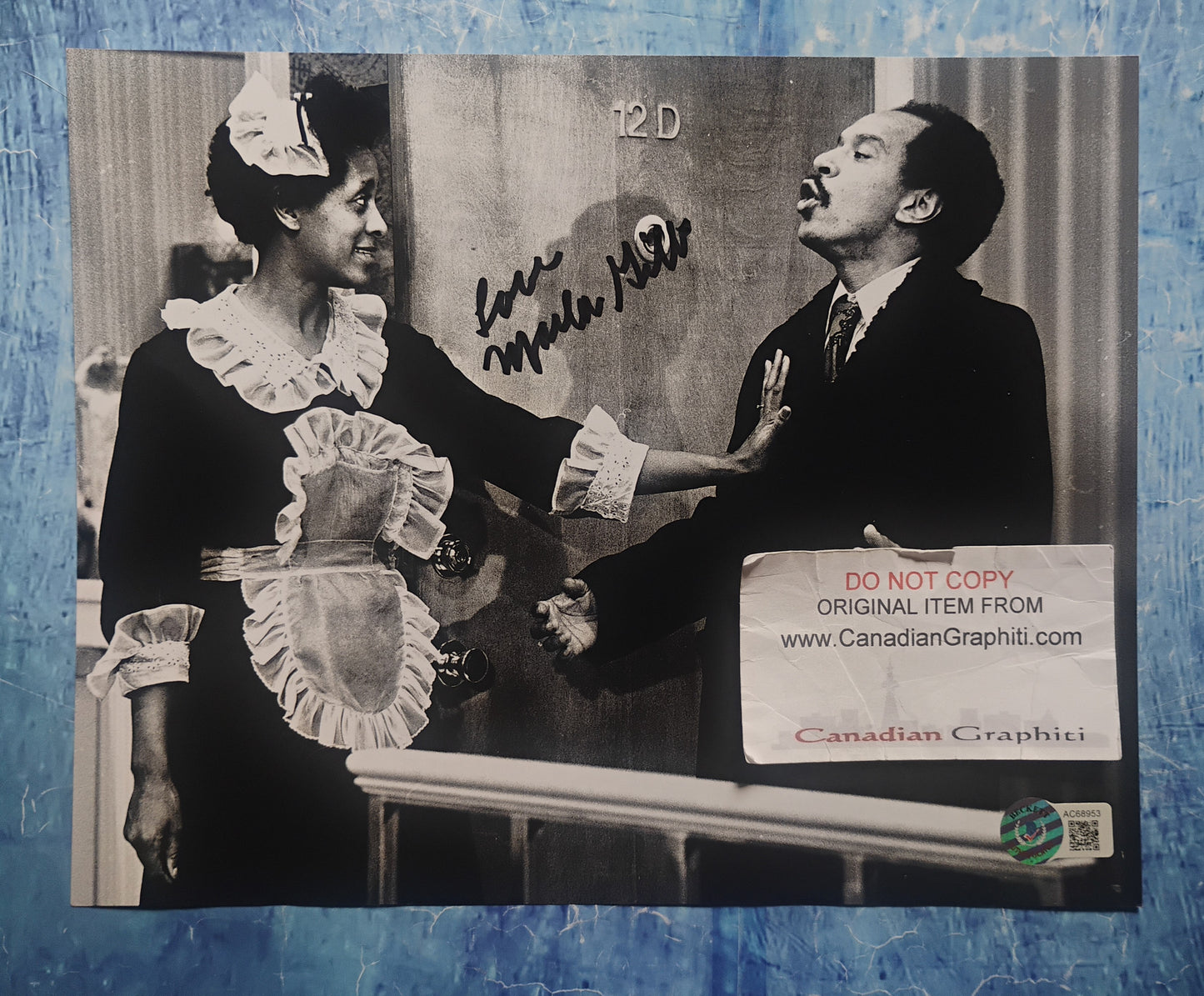 Marla Gibbs Hand Signed Autograph 8x10 Photo BAS COA The Jeffersons