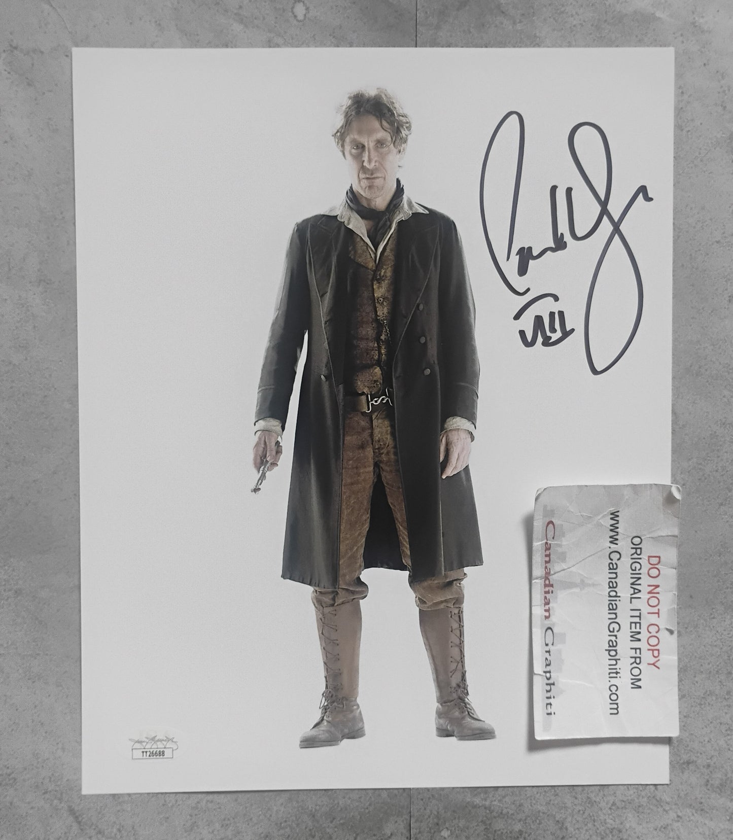 Paul McGann Hand Signed Autograph 8x10 Photo JSA COA Doctor Who