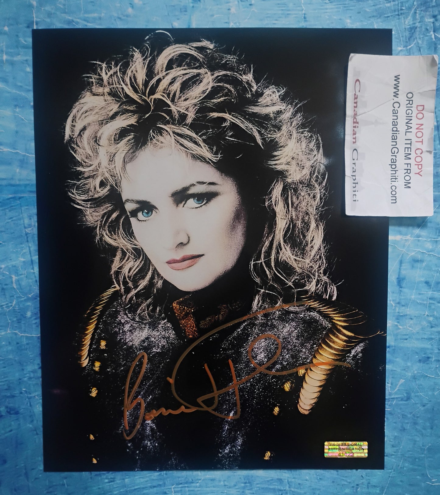 Bonnie Tyler Hand Signed Autograph 8x10 Photo COA