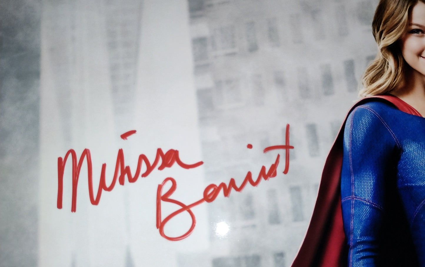 Melissa Benoist Hand Signed Autograph 8x10 Photo COA Supergirl