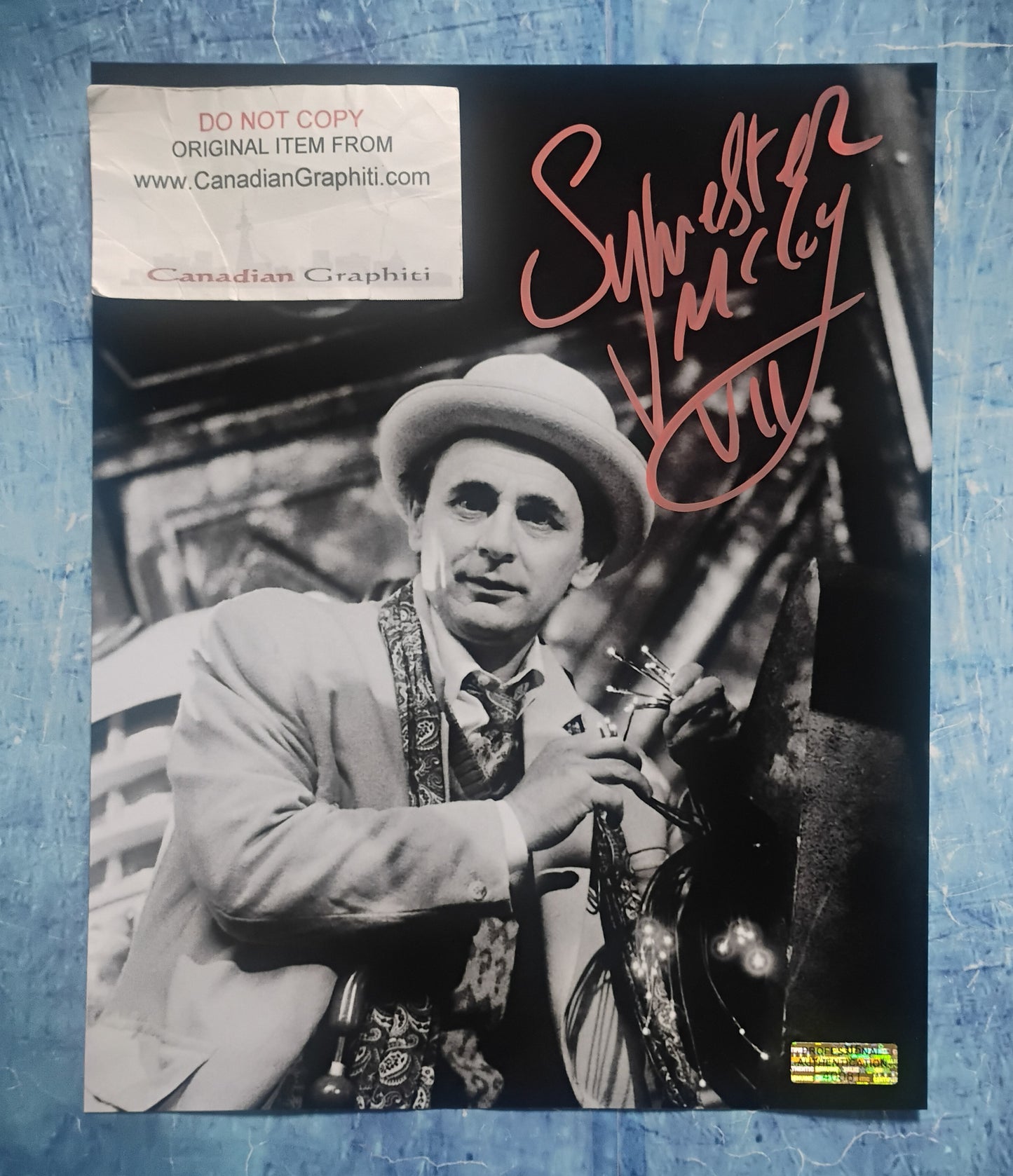 Sylvester McCoy Hand Signed Autograph 8x10 Photo COA Doctor Who