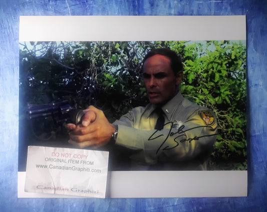 John Saxon Hand Signed Autograph 8x10 Photo COA