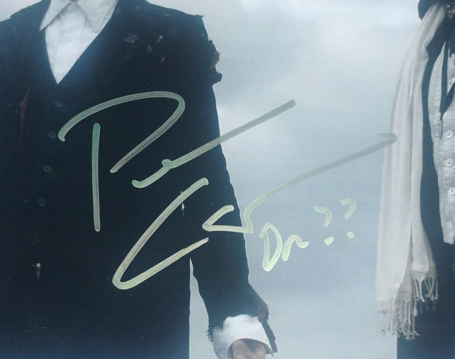 Peter Capaldi & David Bradley Hand Signed Autograph 8x10 Photo COA Doctor Who